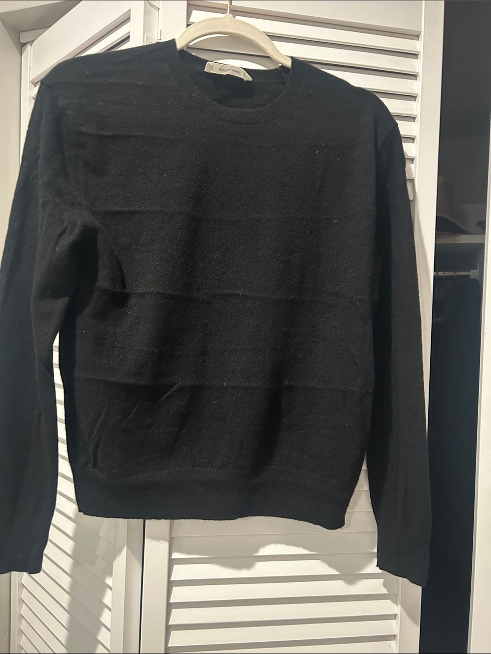 Everlane Black Crewneck Sweater